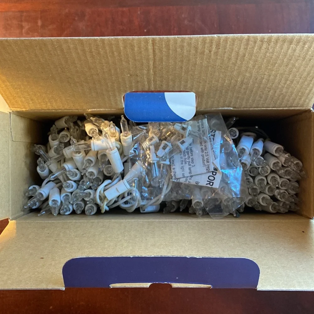 Holiday Time 300 Count 19’ Clear Icicle Light Set